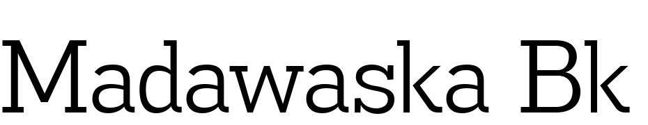 Madawaska Bk Regular cкачати шрифт безкоштовно