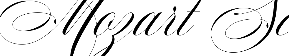 Mozart Script Bold Font Download Free