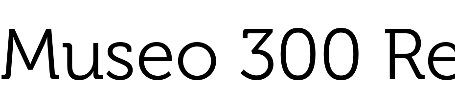 Museo 300 Regular Font Download Free