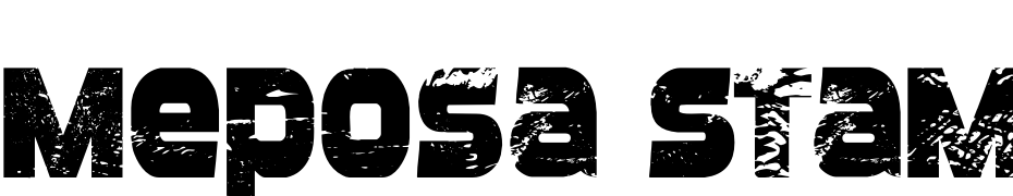 Meposa Stamp Regular Font Download Free