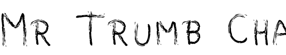 Mr Trumb Chalk Font Download Free