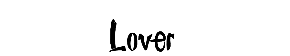 Lover Yazı tipi ücretsiz indir