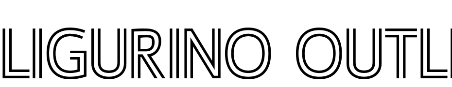 Ligurino Outline Font Download Free