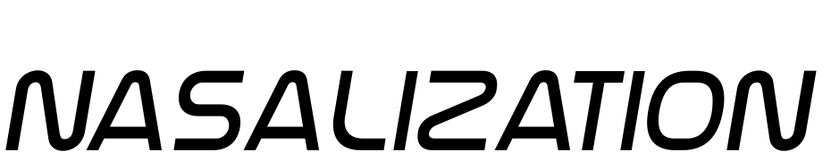 Nasalization Light Italic Font Download Free