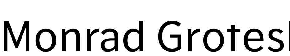 Monrad Grotesk Fuente Descargar Gratis
