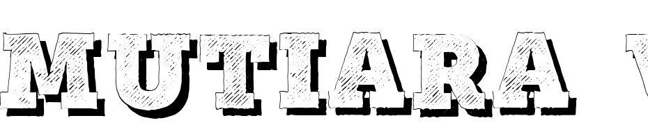 Mutiara Vintage 02 Shadow Font Download Free