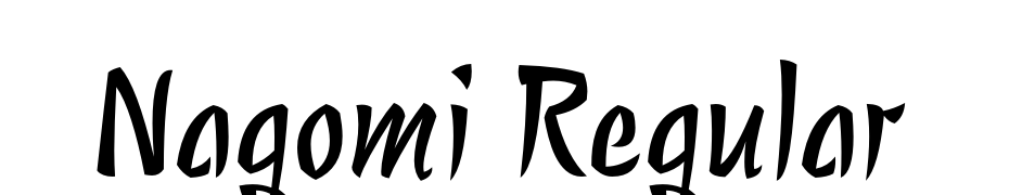 Nagomi Regular Font Download Free