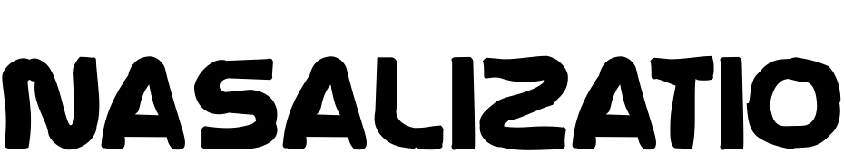 Nasalization Ink Polices Telecharger