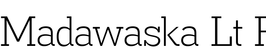 Madawaska Lt Regular Font Download Free