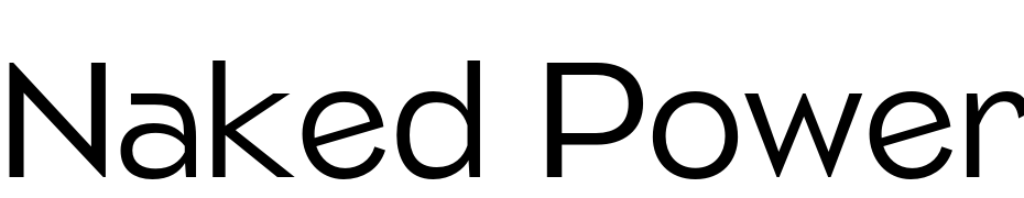 Naked Power Lt Regular Font Download Free