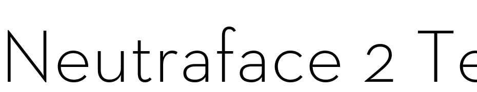 Neutraface 2 Text Light Font Download Free