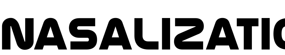 Nasalization Heavy Font Download Free