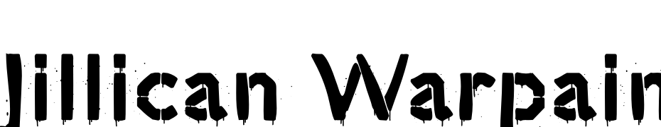 Jillican Warpaint Regular Font Download Free