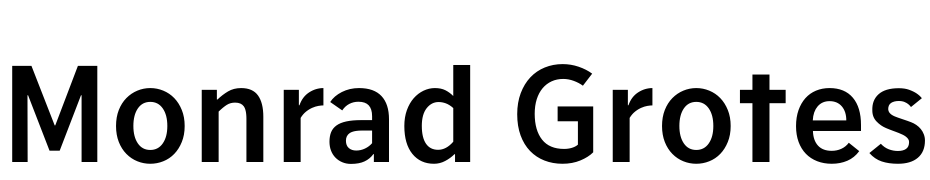 Monrad Grotesk Semibold Font Download Free