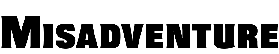 Misadventures Bl Regular Font Download Free