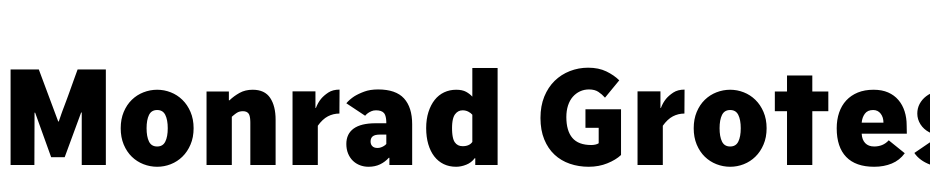 Monrad Grotesk Black Fuente Descargar Gratis