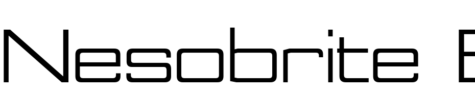 Nesobrite Ex Regular Font Download Free