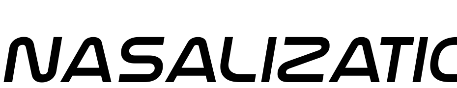Nasalization Extended Italic Font Download Free