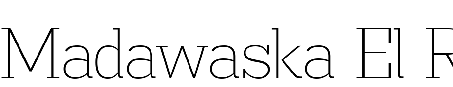 Madawaska El Regular Yazı tipi ücretsiz indir