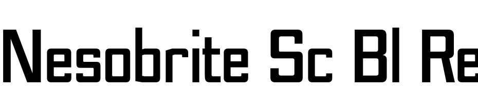 Nesobrite Sc Bl Regular Font Download Free