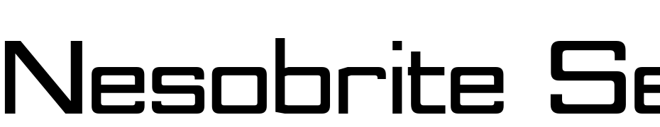 Nesobrite Se Bl Regular Font Download Free