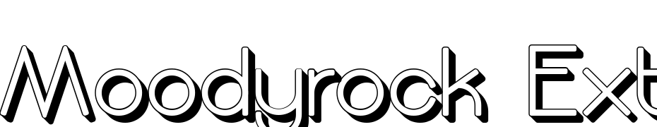 Moodyrock Extrude Semi Bold Font Download Free
