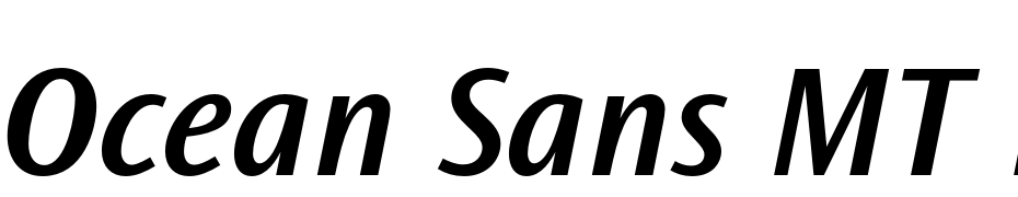 Ocean Sans MT Pro Semi Bold Ita cкачати шрифт безкоштовно