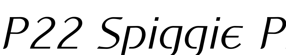 P22 Spiggie Pro Italic Yazı tipi ücretsiz indir