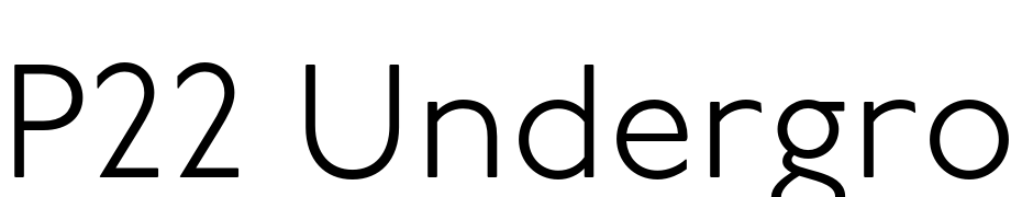 P22 Underground Pro Light Font Download Free