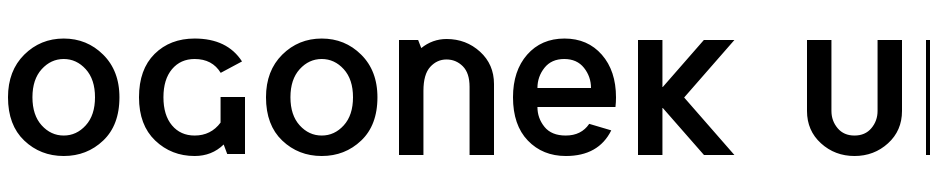 Ogonek Unicase cкачати шрифт безкоштовно