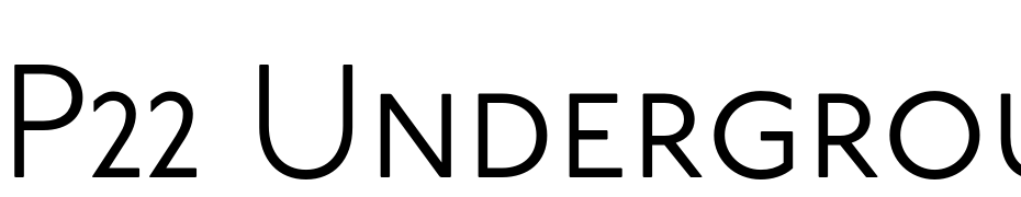 P22 Underground Light Petite Caps Font Download Free