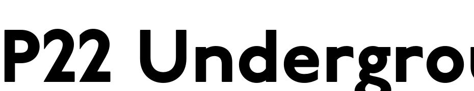 P22 Underground Heavy Font Download Free