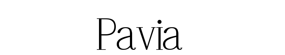 Pavia Font Download Free