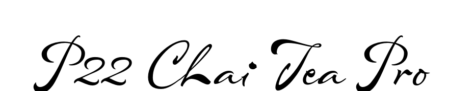 P22 Chai Tea Pro Font Download Free