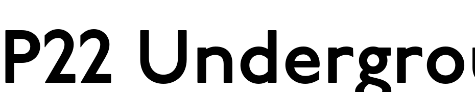 P22 Underground GR Pro Demi Font Download Free