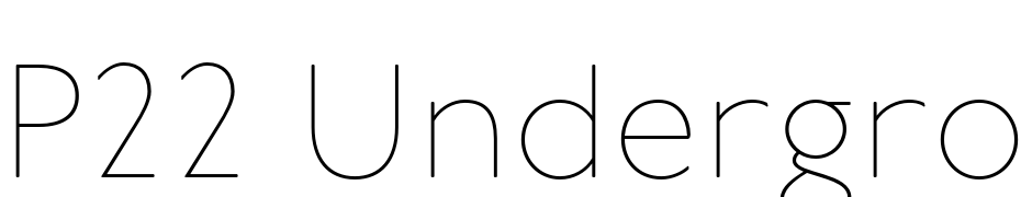 P22 Underground CY Pro Thin Font Download Free