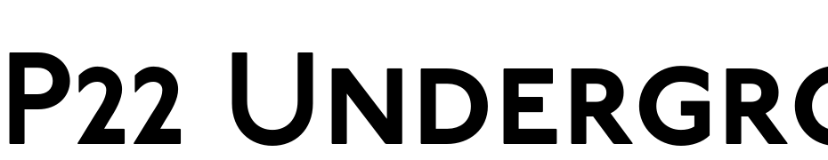 P22 Underground Demi Small Caps cкачати шрифт безкоштовно
