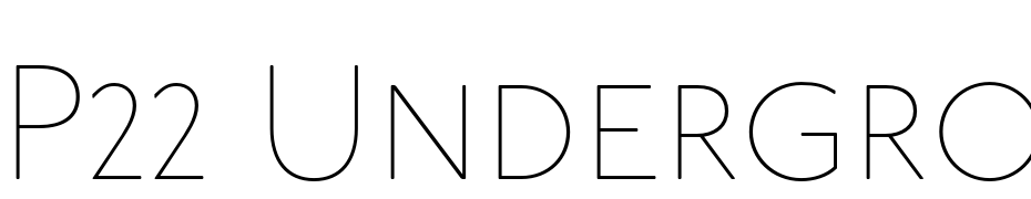 P22 Underground Thin Small Caps Font Download Free