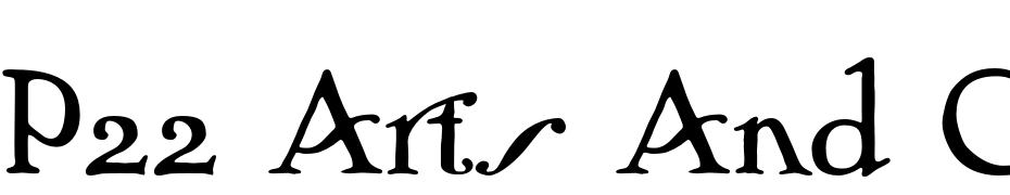 P22 Arts And Crafts Hunter Font Download Free