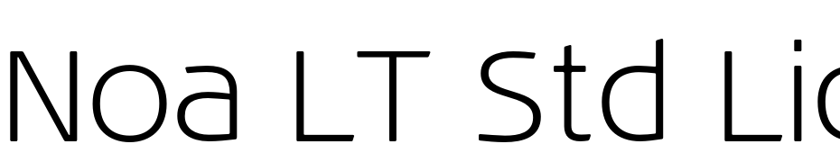 Noa LT Std Light Font Download Free
