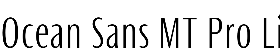 Ocean Sans MT Pro Light Cond Scarica Caratteri Gratis
