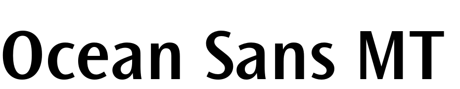 Ocean Sans MT Pro Semi Bold Font Download Free