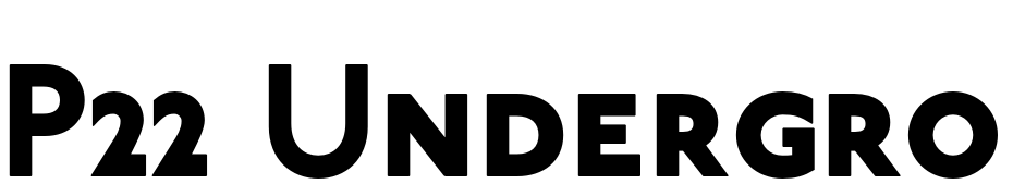 P22 Underground GR Heavy Petite Caps Font Download Free