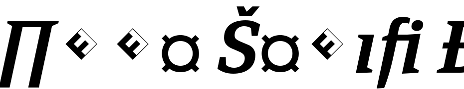 Page Serif Demi Bold Italic Exp Yazı tipi ücretsiz indir