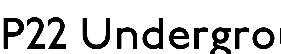 P22 Underground Medium Font Download Free