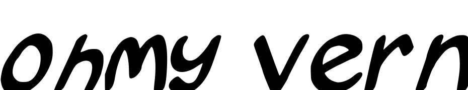 Ohmy Vernacular Scarica Caratteri Gratis