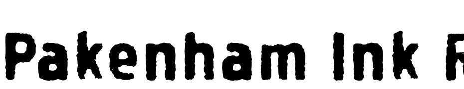 Pakenham Ink Regular Font Download Free