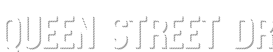 Queen Street Drop Line Font Download Free