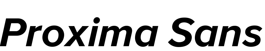 Proxima Sans Medium Oblique Font Download Free