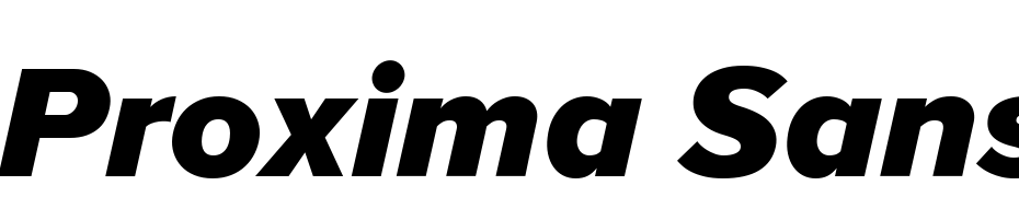 Proxima Sans Black Oblique Font Download Free